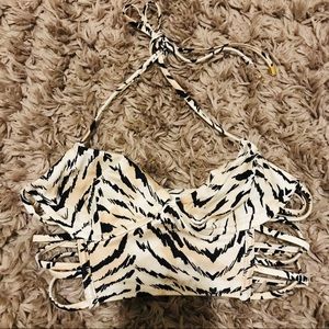 Victoria Secret Animal Print Swim Top